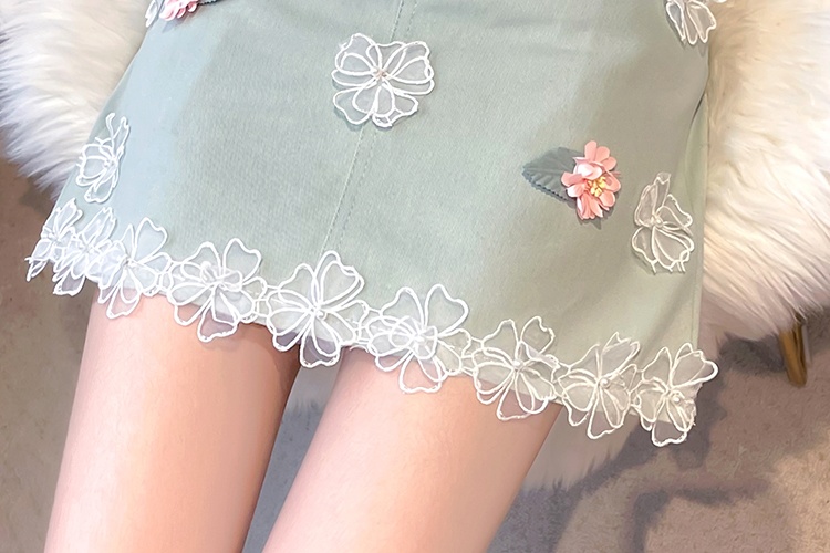 Flowers decoration spring and summer beautiful skirt