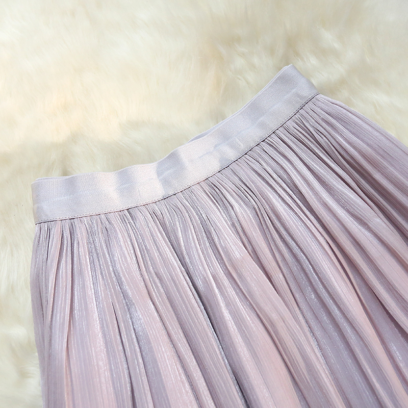 Spring and summer drape elegant skirt for women