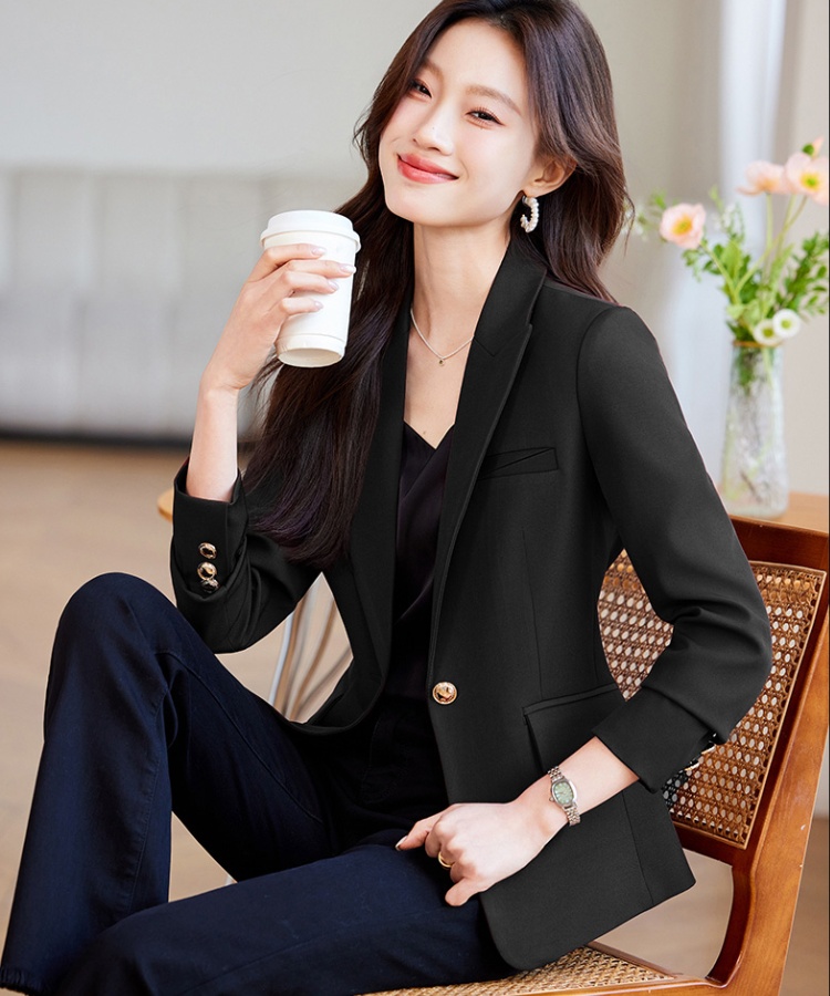 Spring and autumn temperament business suit fashion coat