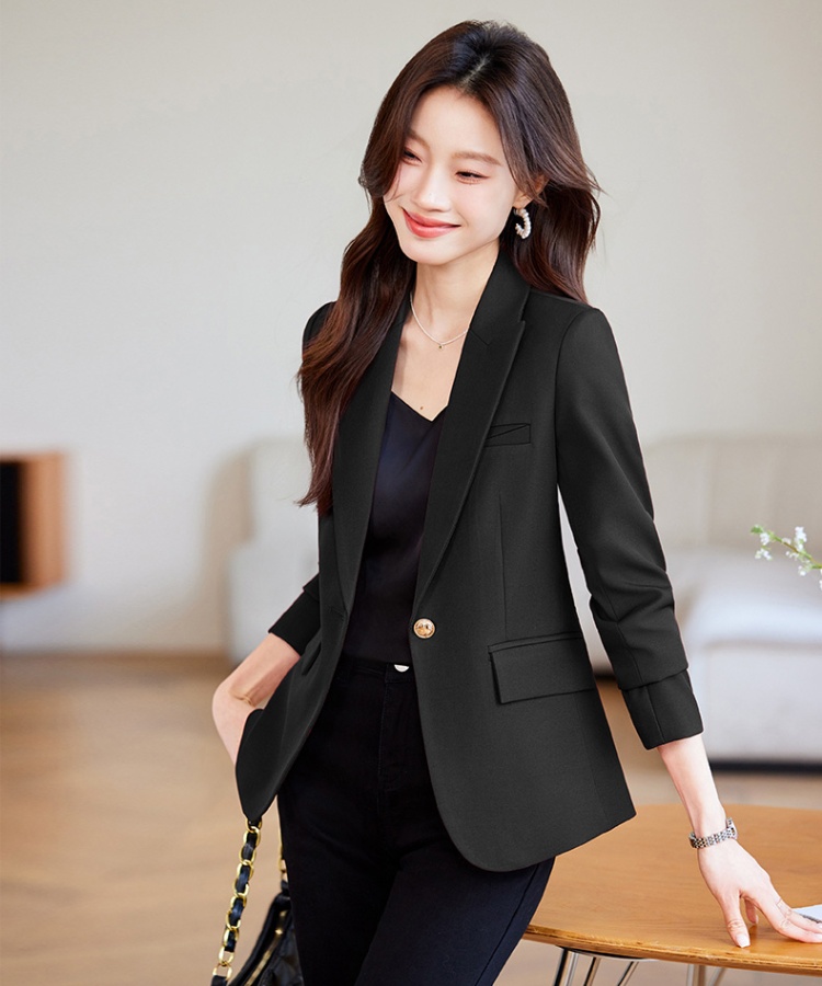 Spring and autumn temperament business suit fashion coat