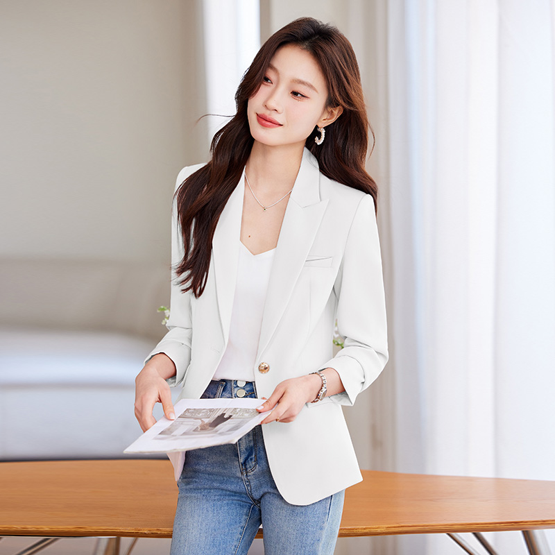 Spring and autumn temperament business suit fashion coat