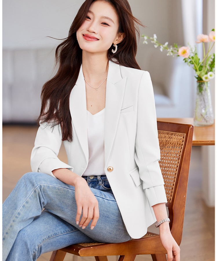 Spring and autumn temperament business suit fashion coat