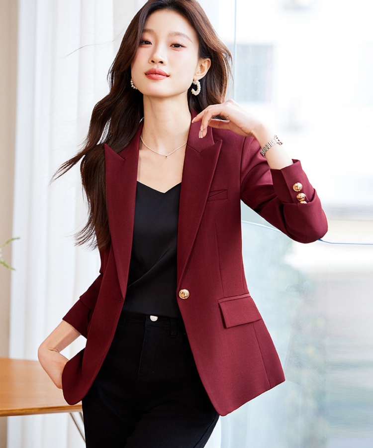 Spring and autumn temperament business suit fashion coat