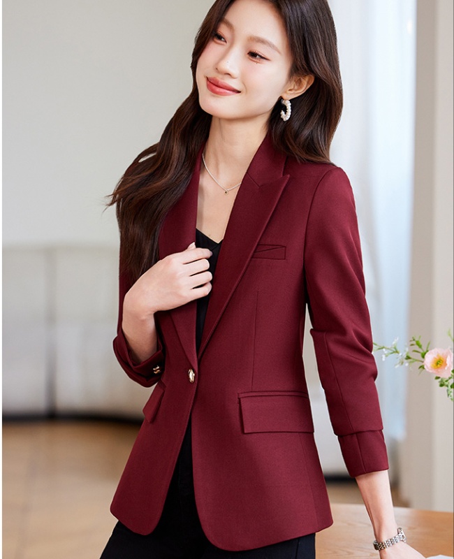 Spring and autumn temperament business suit fashion coat