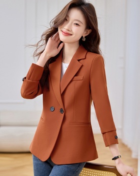 Spring and autumn coat pinched waist tops for women