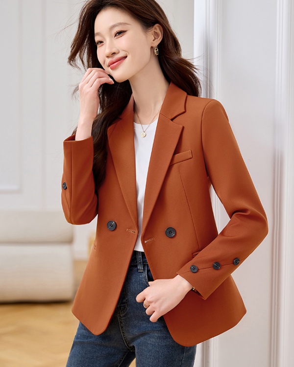 Spring and autumn coat pinched waist tops for women