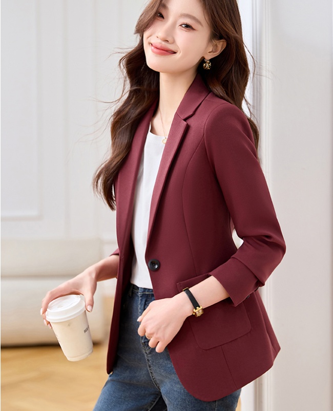 Slim Casual business suit fashion coat for women