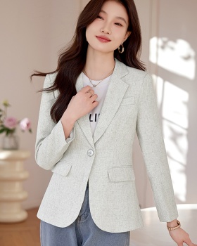 Pinched waist coat business suit for women