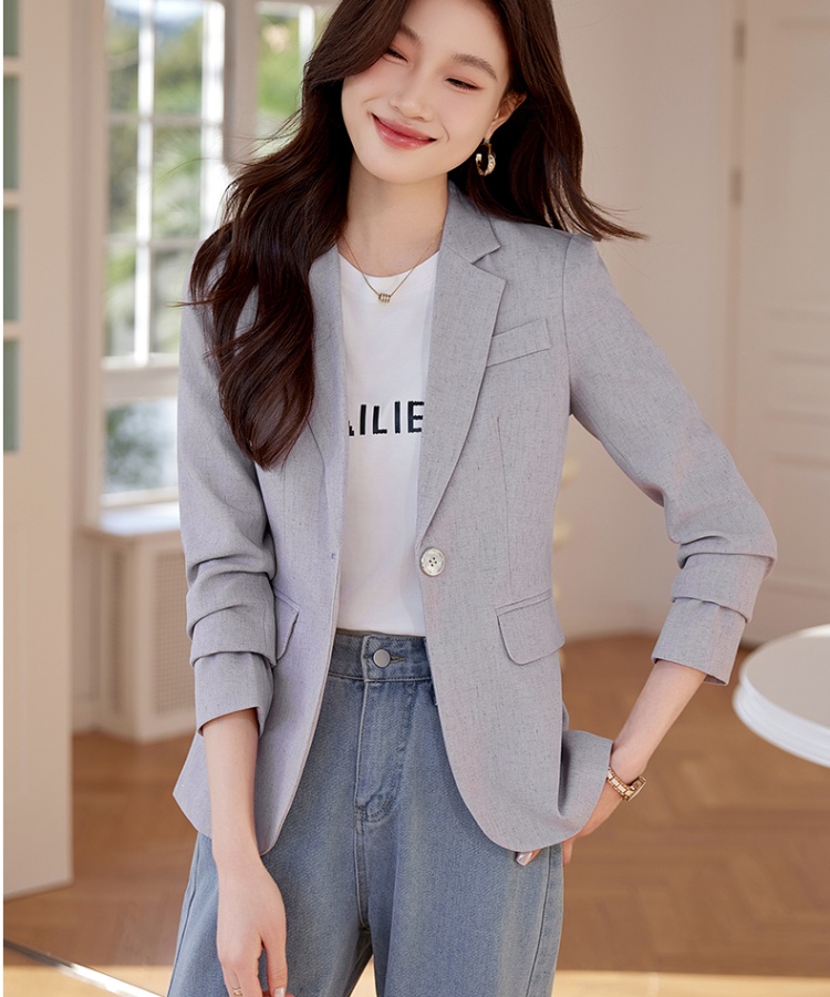 Pinched waist coat business suit for women