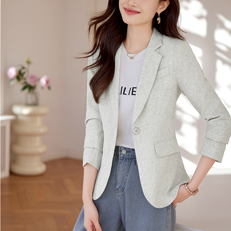 Pinched waist coat business suit for women