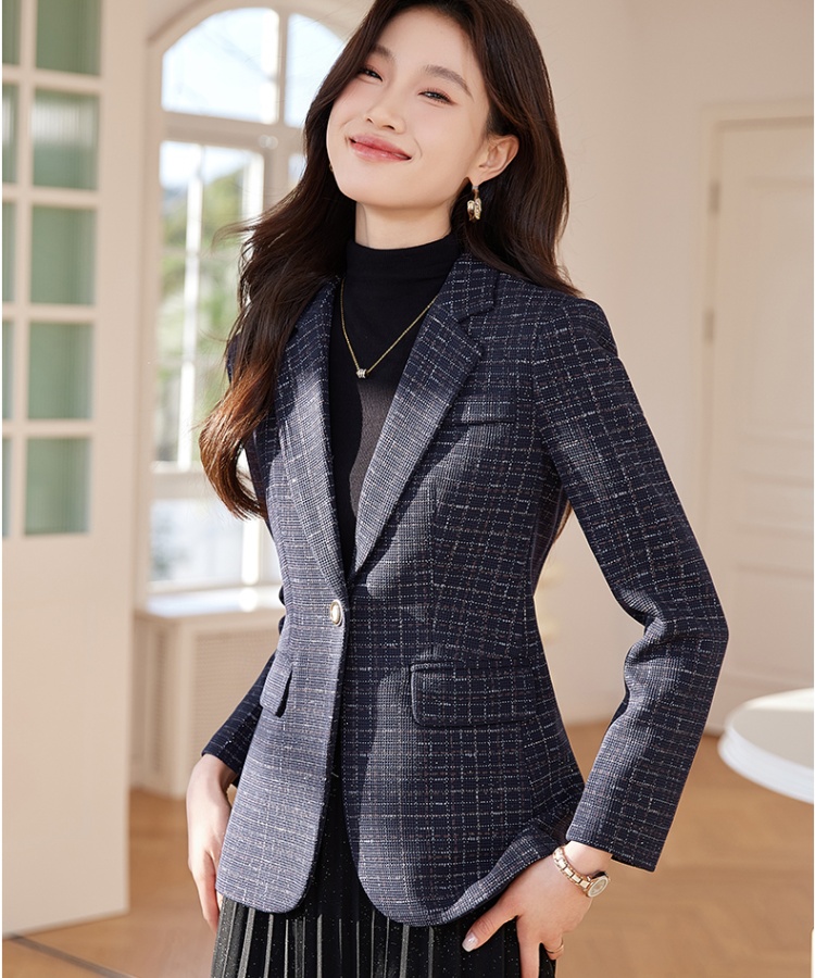 Slim Casual tops chanelstyle business suit for women