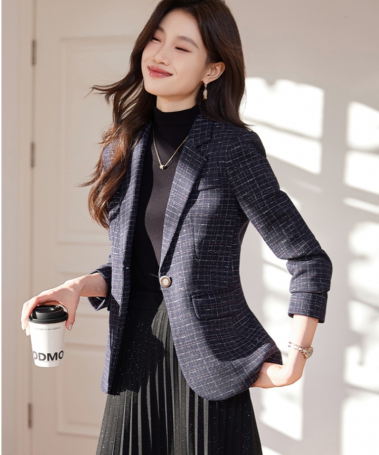 Slim Casual tops chanelstyle business suit for women