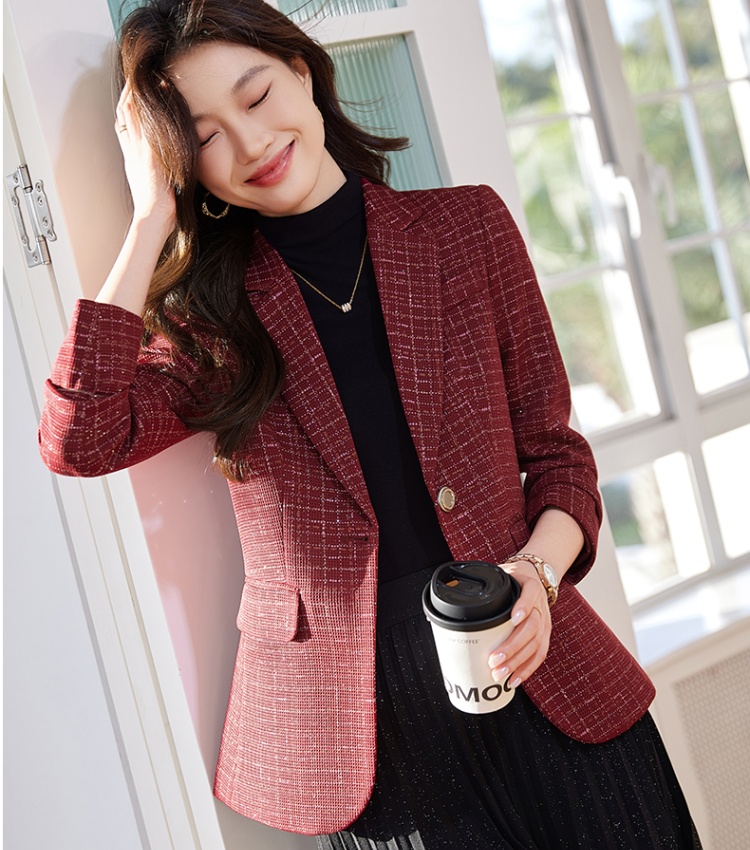 Slim Casual tops chanelstyle business suit for women