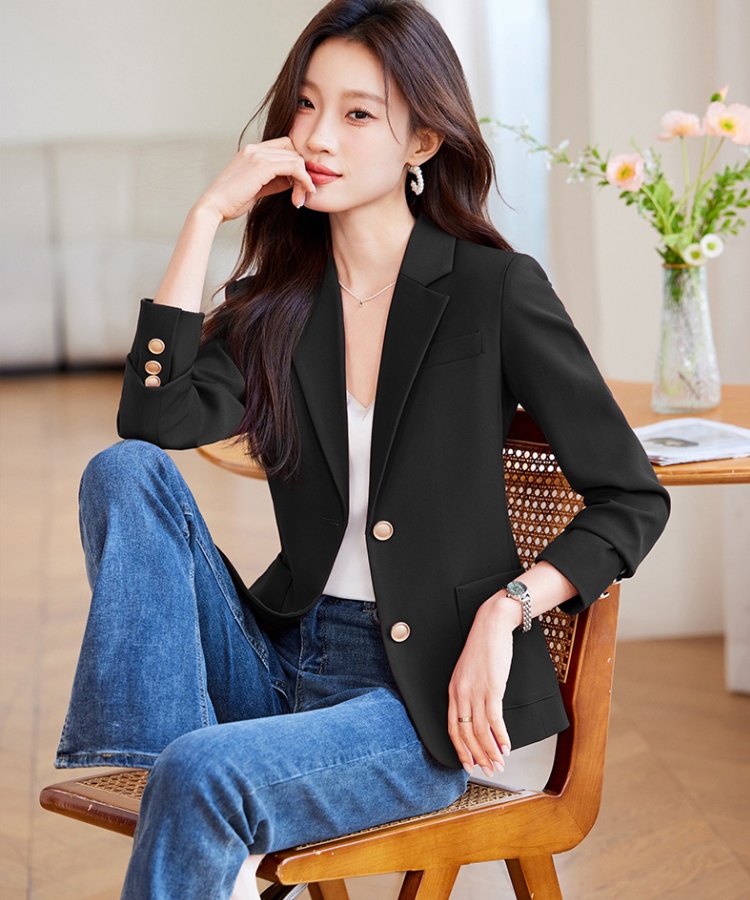 Short fashion business suit slim Casual coat for women