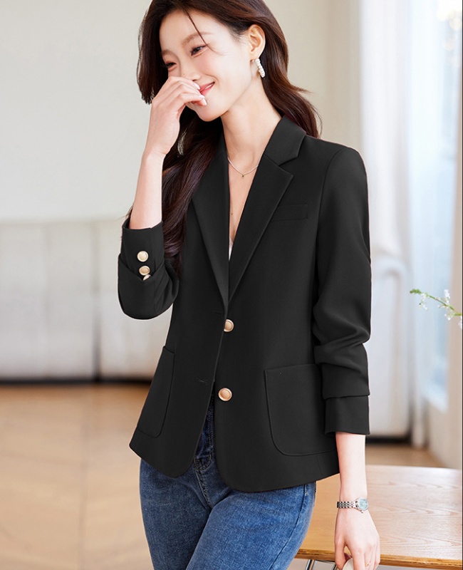 Short fashion business suit slim Casual coat for women