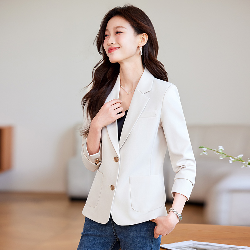 Short fashion business suit slim Casual coat for women