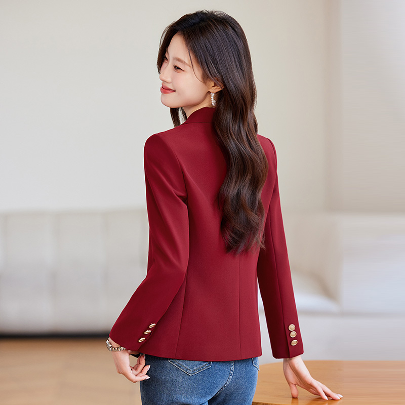 Short fashion business suit slim Casual coat for women