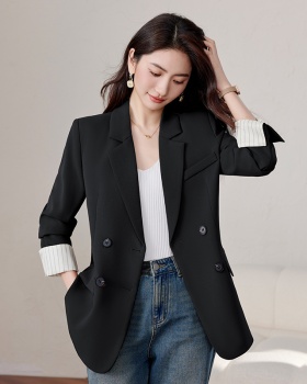 Slim double-breasted tops loose spring coat