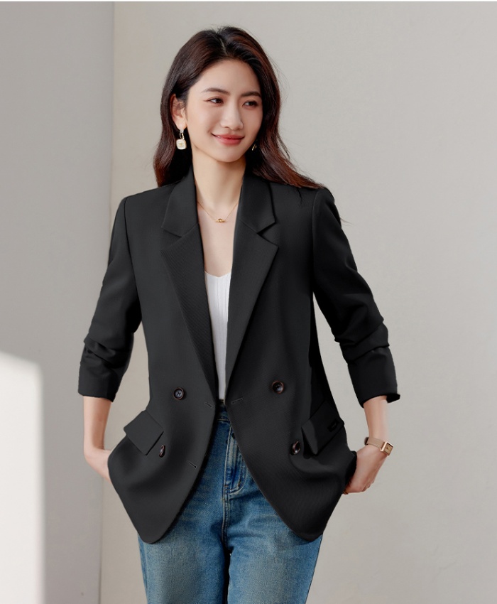 Short fashion business suit slim coat for women