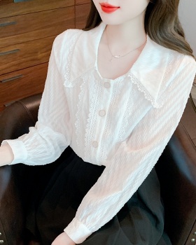 Spring and autumn tops temperament shirt for women