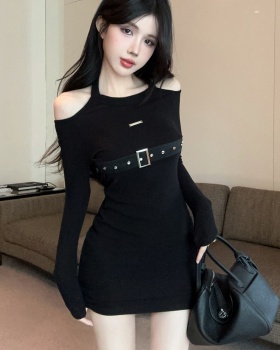 Package hip spicegirl fashion long sleeve dress for women