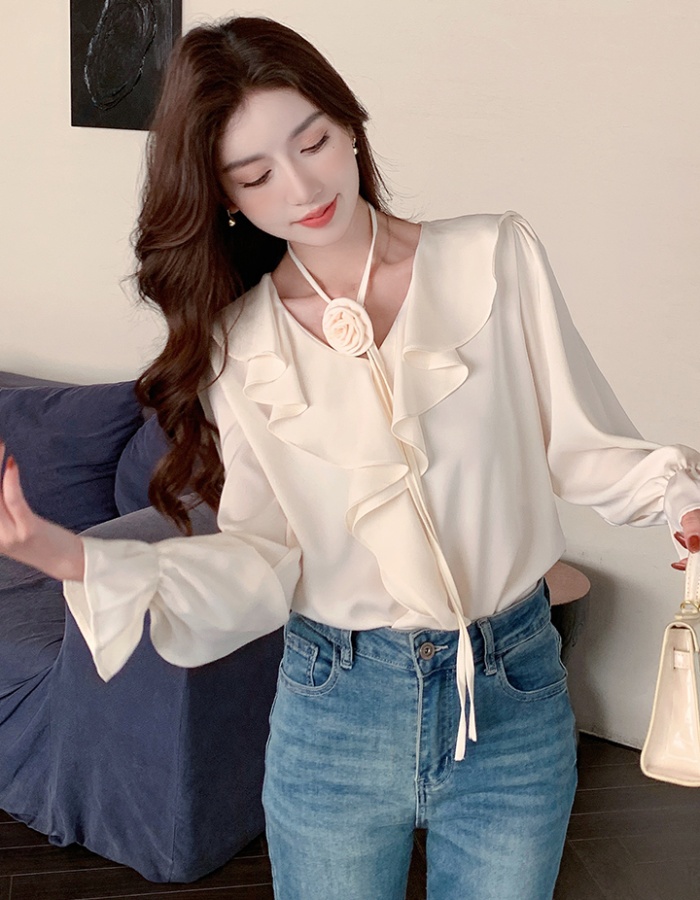 Spring shirt Korean style small shirt for women