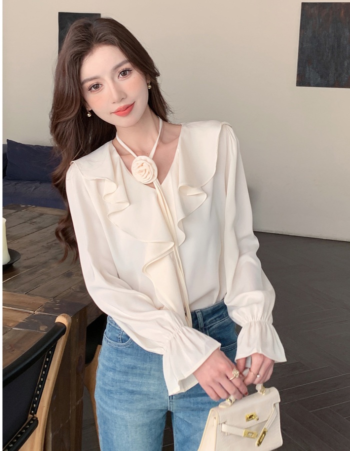 Spring shirt Korean style small shirt for women