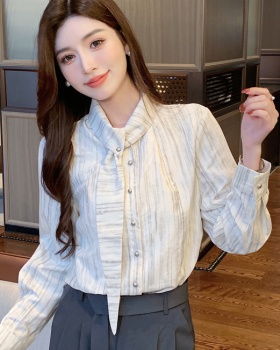 Printing Korean style tops spring shirt for women