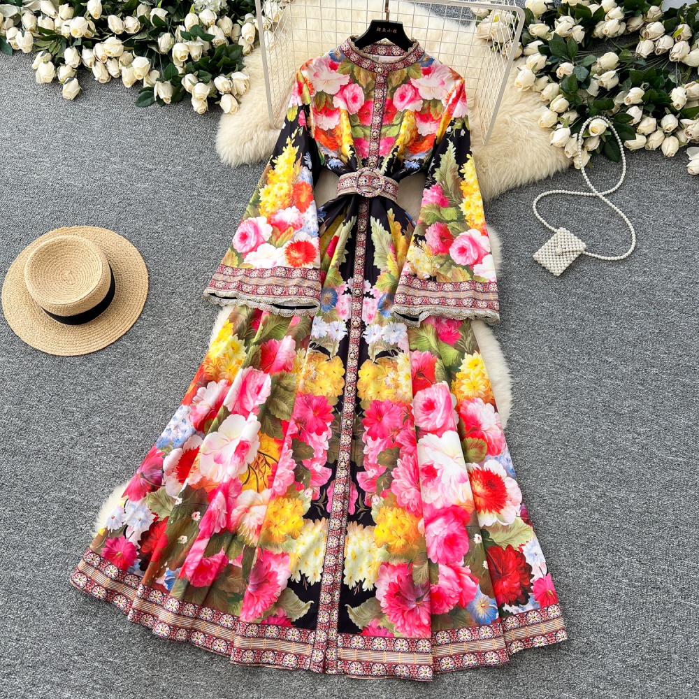 Unique dress temperament long dress for women