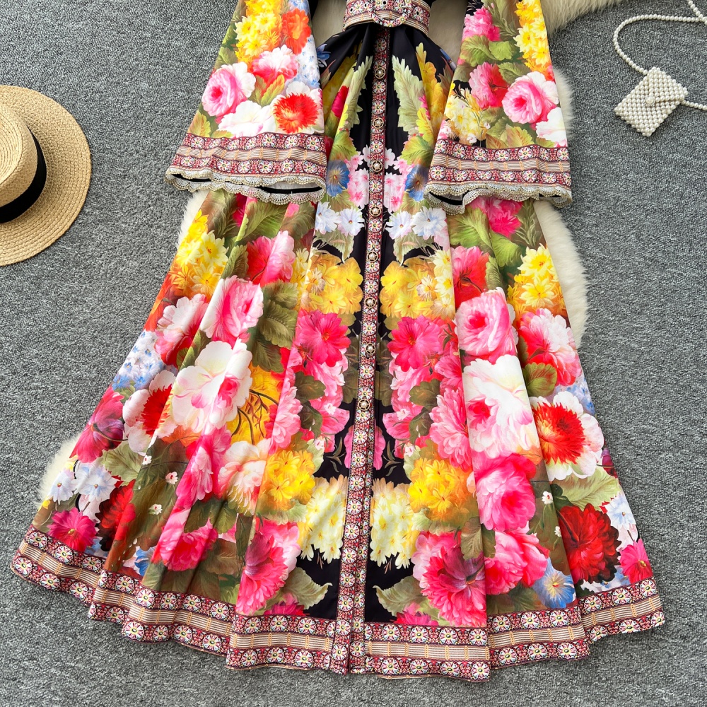 Unique dress temperament long dress for women