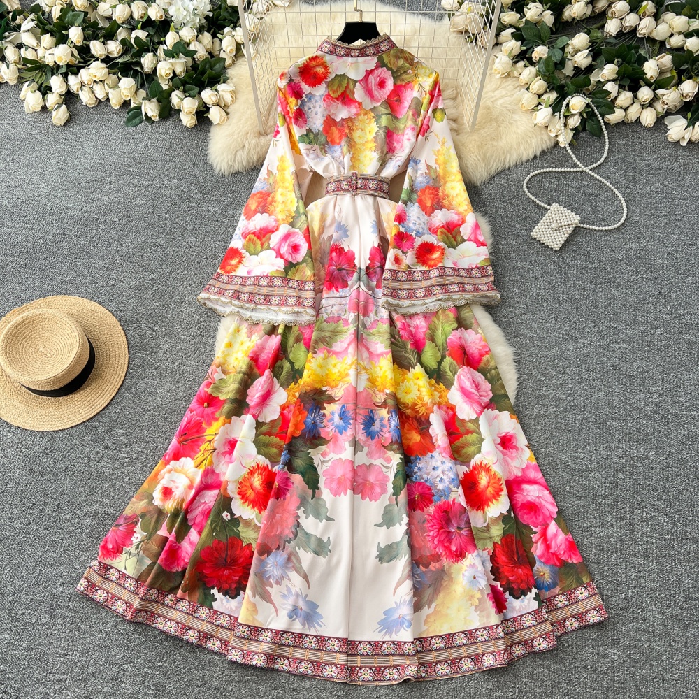 Unique dress temperament long dress for women