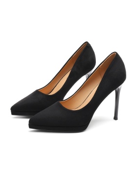 Fine-root high-heeled shoes broadcloth shoes for women