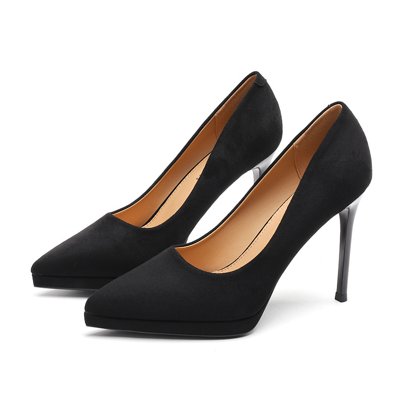 Fine-root high-heeled shoes broadcloth shoes for women