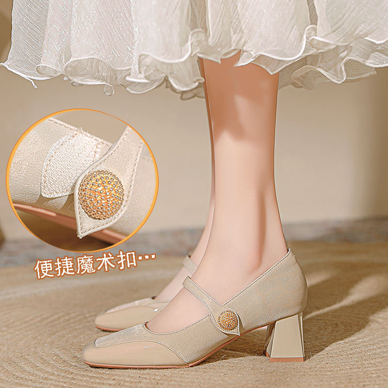 France style high-heeled shoes red wedding shoes for women