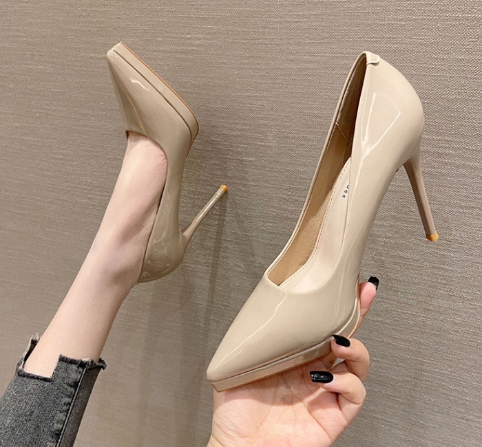 Temperament high-heeled shoes low shoes for women