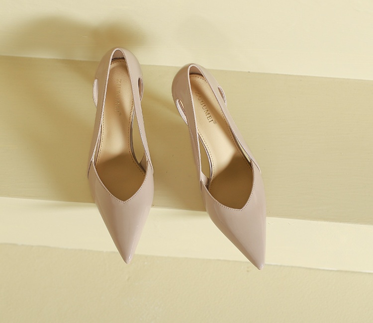 Summer fine-root high-heeled shoes high-heeled pointed shoes