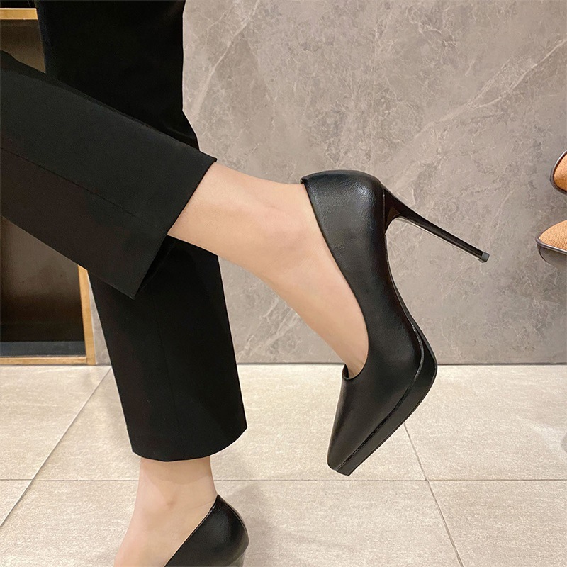 Profession high-heeled shoes pointed shoes for women