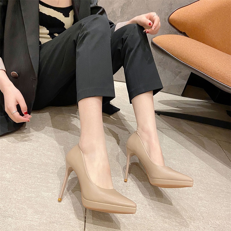 Profession high-heeled shoes pointed shoes for women