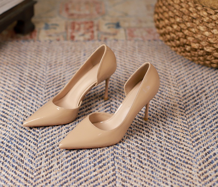 Fine-root Korean style high-heeled shoes pointed shoes