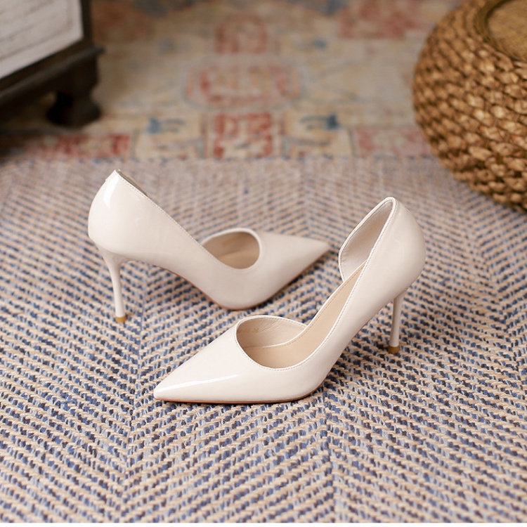 Fine-root Korean style high-heeled shoes pointed shoes