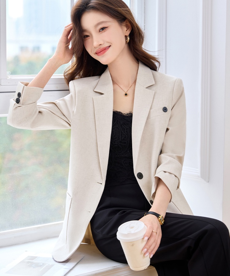 Spring profession tops temperament slim coat for women