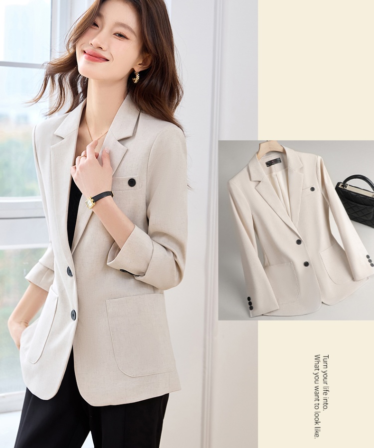 Spring profession tops temperament slim coat for women