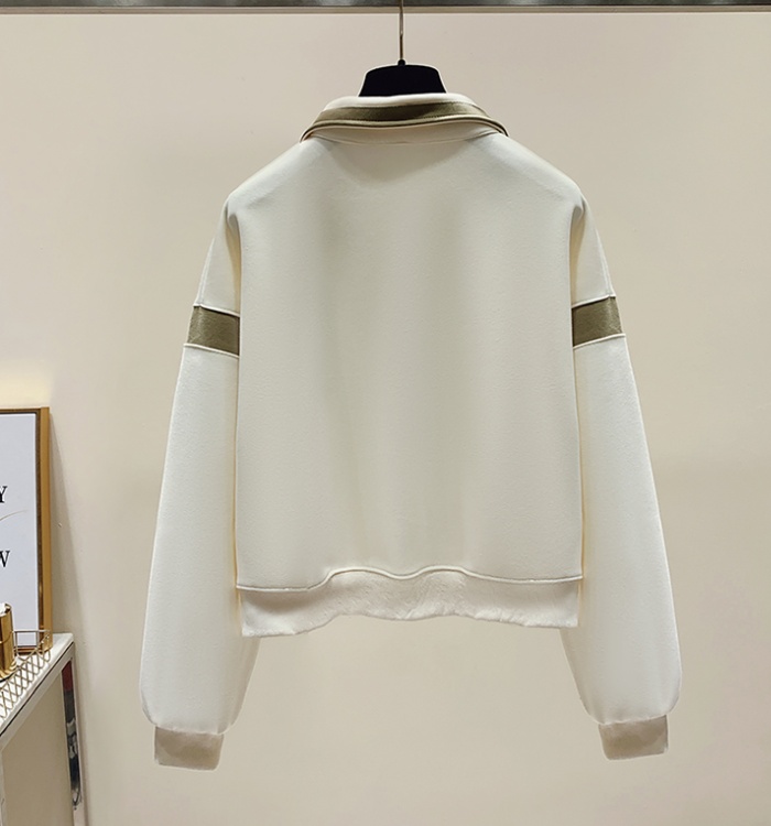 Mixed colors spring hoodie student tops for women