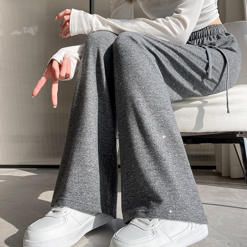 Straight loose Casual pants spring lazy sweatpants for women