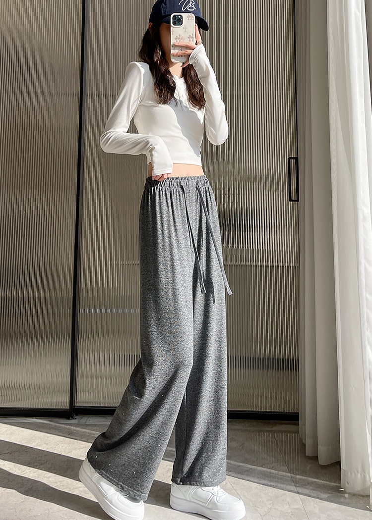 Straight loose Casual pants spring lazy sweatpants for women