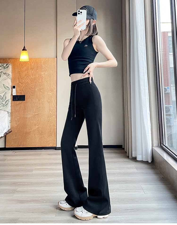 Low-waist yoga wide leg pants spring sweatpants for women