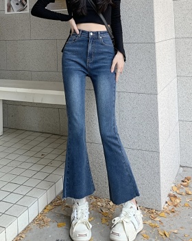 Autumn and winter jeans flare pants for women