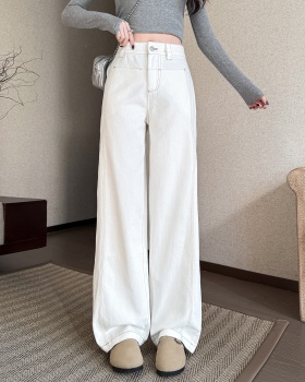 Straight pants spring and autumn jeans for women