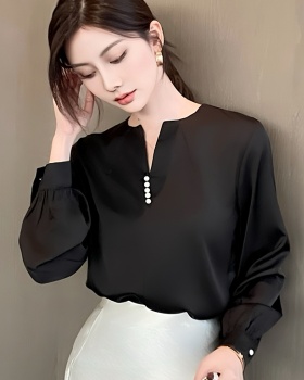 Commuting long sleeve shirt Casual tops for women