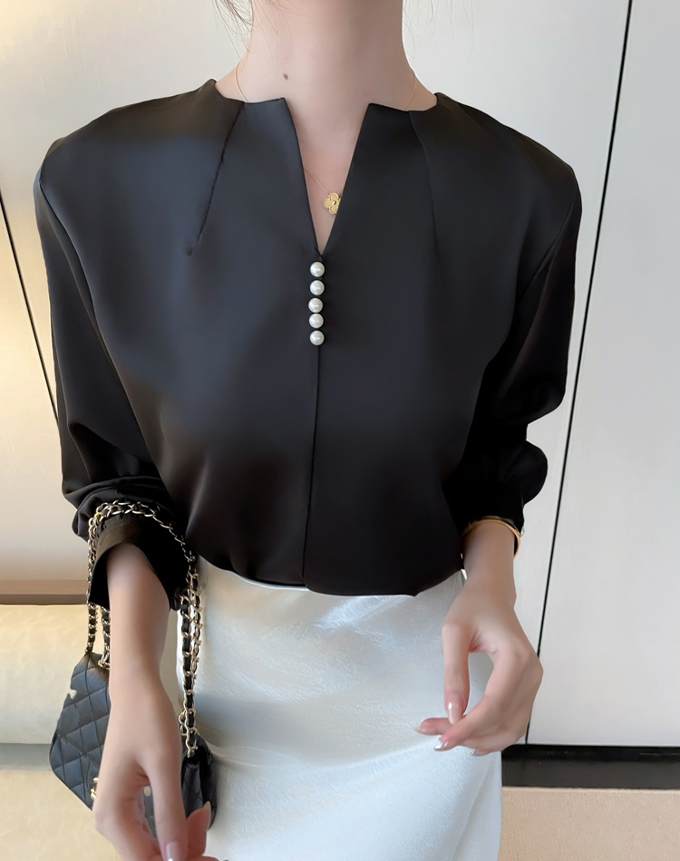 Commuting long sleeve shirt Casual tops for women